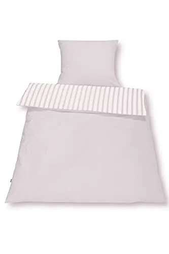 SETEX Baumwoll-Wendebettwäsche 2-teilig - Hochwertiges 2er-Set Wendebettwäsche aus 100 % Baumwolle, temperaturausgleichend und hautsympathisch. Made in Germany, schadstoffgeprüft nach Oeko-Tex Richtlinien.