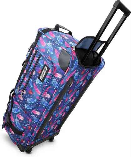 normani Reisetasche Jumbus 100 mit 2 Rädern - Taschen mit 100 Litern Volumen, reißfestem Nylon und leichtläufigen Rollen für komfortables Reisen. Ideal für viel Stauraum und einfaches Be- und Entladen.