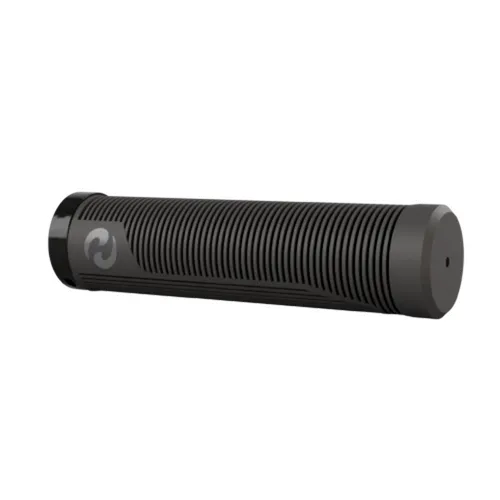 Herrmans Lenkergriffe 130mm Rib Single Lock schwarz (grau) PAAR