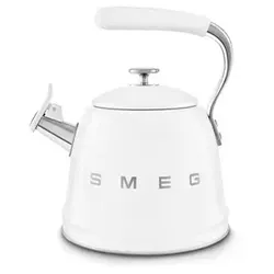 Smeg WKF01WH Wasserkocher (weiß) in silber von Smeg