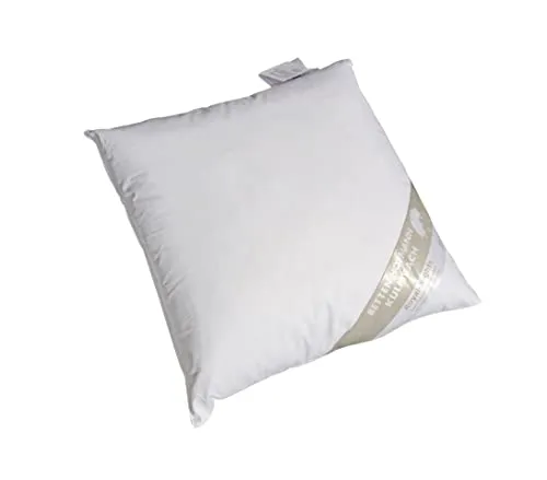 Betten Hofmann Pusta Kopfkissen 40x40 cm Kissen Kleinkissen Kuschelkissen 350 g, prall gefüllt, 30% Daunen, waschbar,