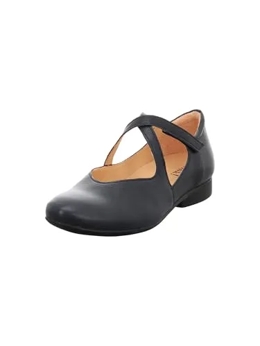 Think! Damen GUAD2 Halbschuhe - Chromfrei gegerbte Nachhaltigkeit in Navy 8070 - Damen-Sneaker mit flexibler Laufsohle für optimalen Komfort und nachhaltigen Stil.