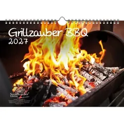 Grillzauber BBQ DIN A4 Kalender für 2027 Grill - Seelenzauber