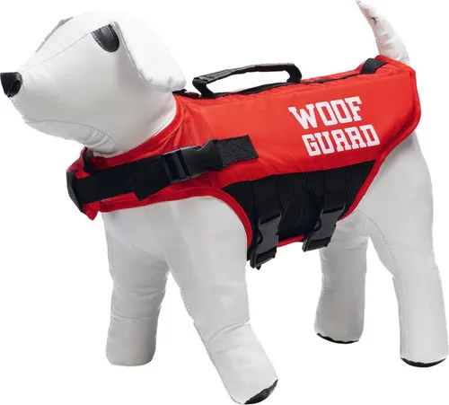Beeztees Hundeschwimmweste rot 28 cm für sichere Wasserabenteuer - Größenverstellbare Hundeschwimmweste mit Klett- und Klickverschluss. Bietet hervorragenden Auftrieb und sorgt für Sicherheit im Wasser. Ideal für Hunde bis 13,6 kg. Leuchtendes Rot für gute Sichtbarkeit.