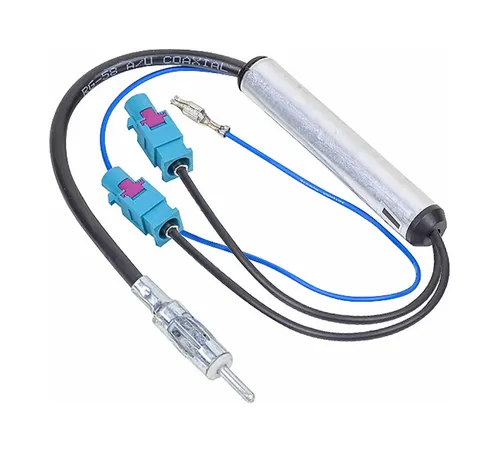 Antennen Adapter Diversity 2x Fakra DIN Phantomeinspeisung VW Audi Skoda Opel