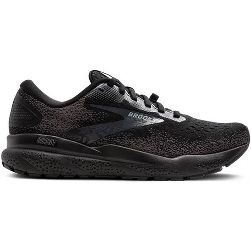 Brooks Ghost 16 GTX Damen Laufschuhe - Schwarz, Größe 39 - Wasserdichte Straßenlaufschuhe mit GORE-TEX Invisible Fit für besten Komfort; leicht, atmungsaktiv und ideal für jedes Wetter.