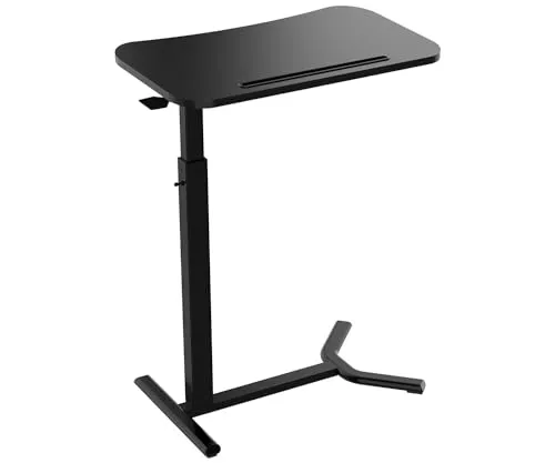 ESMART EAS-121BB - Mobiler höhenverstellbarer Beistelltisch - Beistelltisch fürs Wohnzimmer, stufenlos höhenverstellbar von 66 bis 106 cm, ideal für Couch, Bett und Homeoffice, modernes Design für jeden Einrichtungsstil.
