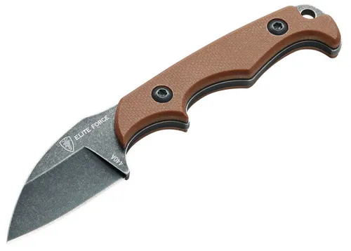 Umarex Elite Force EF716 Halsmesser - Ergonomisches Agentenmesser - Taschenmesser mit ergonomischem Griff, rostbeständigem Edelstahl und Glattschliff. Ideal für Outdoor-Aktivitäten und den täglichen Gebrauch.