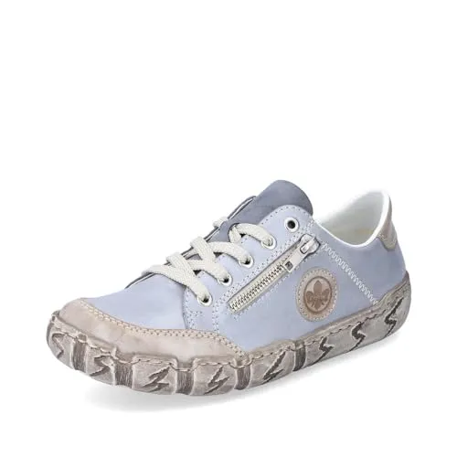 Rieker Sneaker mit Zierreißverschluss in blau von Rieker