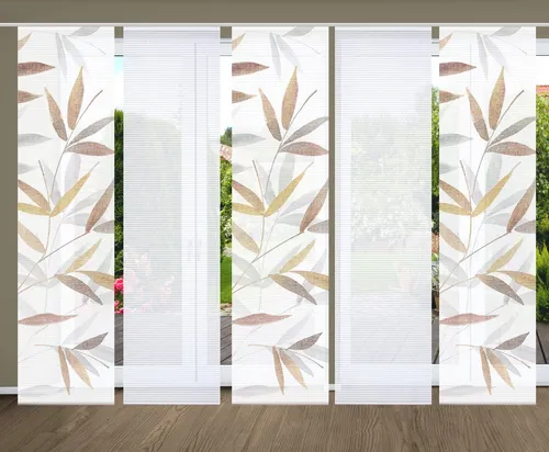 HOME in green Schiebevorhang, mehrfarbig - Gardinen & Vorhänge - Hochwertiger Synthetik Schiebevorhang in mehrfarbig mit den Maßen 60x245 cm, ideal für stilvolle Fensterdekoration. Jetzt 10€ Willkommens-Gutschein bei Newsletter-Anmeldung sichern!