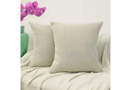 Amilian Kissenbezüge - 2er Set Kissenbezug - Kissenhüllen - Zierkissenbezüge, (2 Stück), 40x40 cm, Kissenhülle für Sofakissen, Dekokissen, Kissen, Zierkissen.