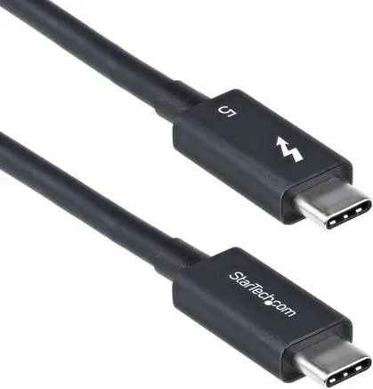 StarTech Thunderbolt 5 Kabel 1m - 240W PD & 8K Unterstützung - USB 4.0 Kabel für Multimedia mit 240W Power Delivery, ideal für schnelle Datenübertragung und hochauflösende Displays.