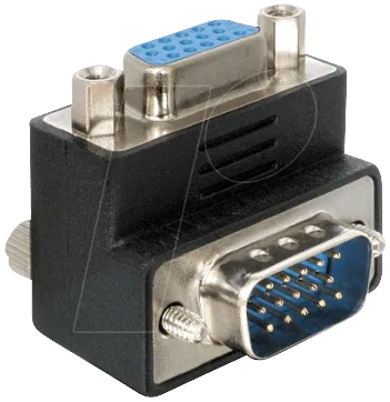 DELOCK 65171 - VGA Adapter, VGA Stecker auf VGA Buchse