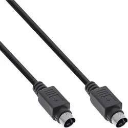 2m - Inline® S-VHS Kabel, 4pol mini DIN Stecker / Stecker