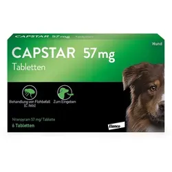 Capstar 57 mg Tabletten für große Hunde