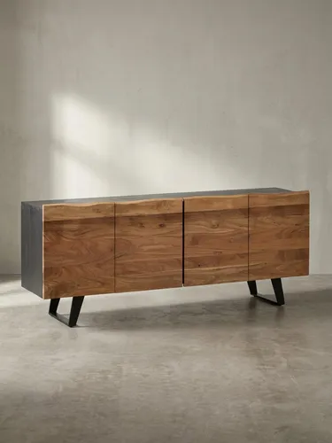 Sideboard Akazie Massivholz 180x75 cm