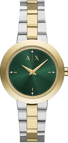 Armani Exchange Damenarmbanduhr - Elegante Armbanduhr mit 36-mm-Gehäuse, hochwertigem Quarzwerk und wasserdicht bis 50m – perfekt für stilbewusste Frauen.