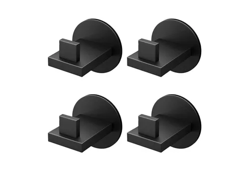 doporro Garderobenhaken Kleiderhaken Wandgarderobe Wandhaken aus Edelstahl 1/3/4/5/6 Stalo08 (4 St), Hochwertiger Edelstahl, ohne Bohren