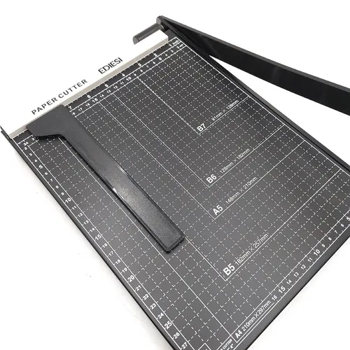 Ediesi Papiertrimmer A4 Handbuch Hochpräzisions Schneider Büro 3 in 1 schwarz