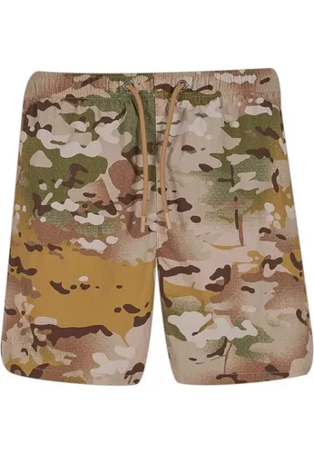 Brandit Swimshorts Basic Tactical Camo Gr. L - Praktische Schwimmshorts mit Mesh-Einsatz, seitlichen Eingrifftaschen und Gesäßtasche mit Reißverschluss. Ideal für den aktiven Einsatz am Wasser.