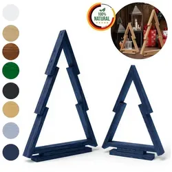 Floranica Tannenbaum 2er-Set aus Kiefernholz von Floranica