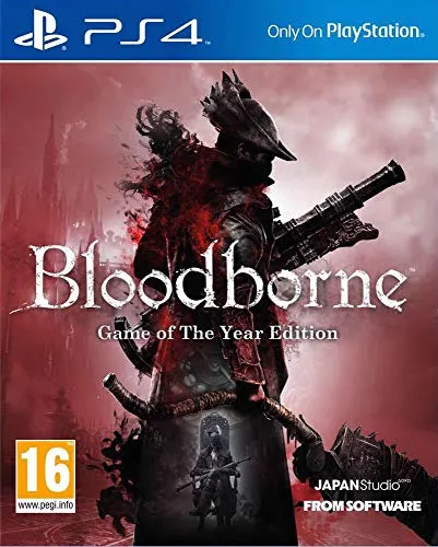 Bloodborne - Game Of The Year Edition PS4 (Middle Eastern Version) - Games: Enthält das Hauptspiel und den DLC The Old Hunters für ein umfassendes Spielerlebnis in der düsteren Welt von Yharnam.