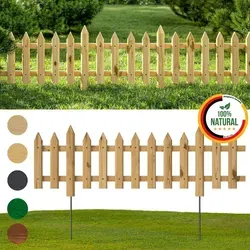 Produktbild Floranica Holzzaun Steckzaun 103 cm