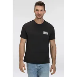 Levi's Relaxed Fit Tee Herren T-Shirt - Herren-Shirts in Schwarz, taillenbedeckend und bequem. Aus 100% Baumwolle für atmungsaktiven Komfort. Perfekt für legere Looks.