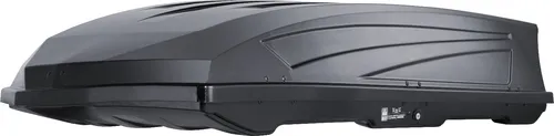 SucceBuy 22 Kubikfuß Dachgepäckbox, ABS-Hartschale, beidseitige Öffnung, verstärkte Gurte, aerodynamisch, kompatibel mit den meisten Querträgern, für Auto, SUV, Kombi, schwarz