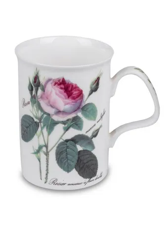 Lancaster Redoute Roses Kaffeebecher - Hochwertiger Kaffeebecher aus Knochenporzellan mit floralem Design, spülmaschinenfest und perfekt für Heißgetränke. Ideal für den Frühstückstisch oder gemütliche Kaffeepausen.