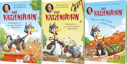 Das Katzenhuhn Band 1-3 mit exklusivem Postkartenset