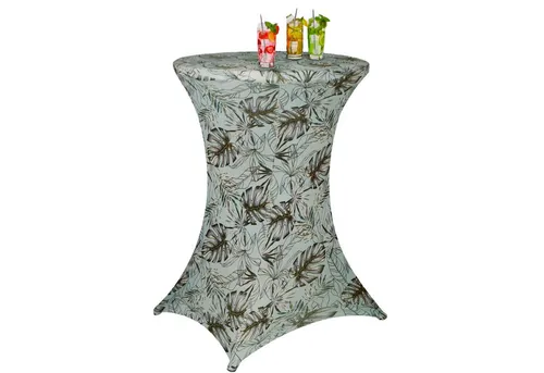 BURI Stuhlhusse Stretch Stehtischbezug 80cm Stehtischhusse Husse Stehtisch Bezug bunt