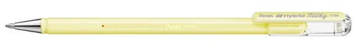 Pentel Gel-Tintenroller Hybrid Milky pastellgelb