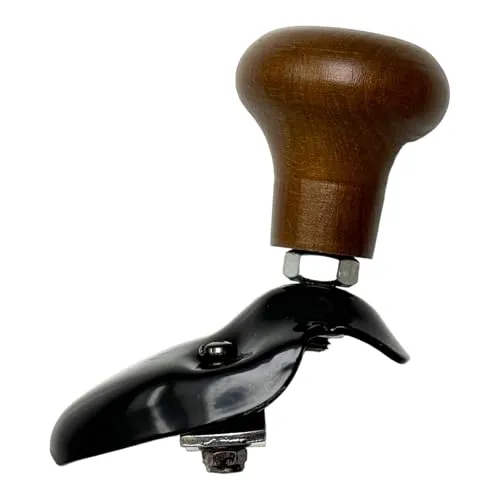 MelTruck® Lenkradknauf Drehknopf Lenkrad Universal Lenkhilfe ⌀50 für das LKW PKW Bagger (92x57x35mm)