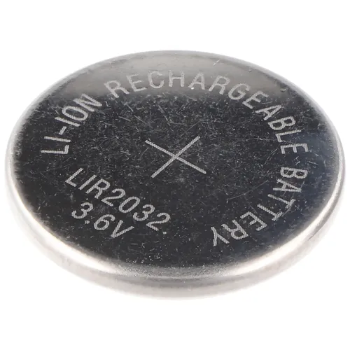 AccuCell LIR2032 Li-Ion Akku 3,6V Akku LIR 2032, 3,2 x 20 mm, 3.6V Button Cell Liion