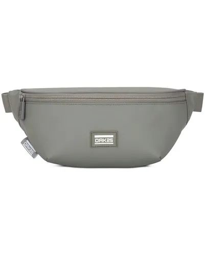 OAK25 Bauchtasche Damen & Herren Grün - Leichte Hüfttasche für Sport und Reisen - Hüfttasche für Running, wasserabweisend und aus recycelten Materialien, mit Geheimfach für Wertsachen und minimalem Gewicht von nur 120 Gramm.