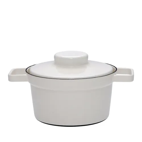 Riess Aromapot mit Deckel Light Grey Ø20cm 1,75L Emaille von Riess