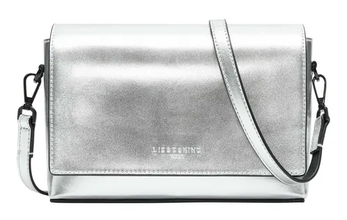Liebeskind Hilla Umhängetasche aus Leder 22 cm - stilvoll in Silber - Umhängetasche aus hochwertigem Leder, ideal für den Alltag und verleiht jedem Outfit einen eleganten Touch.