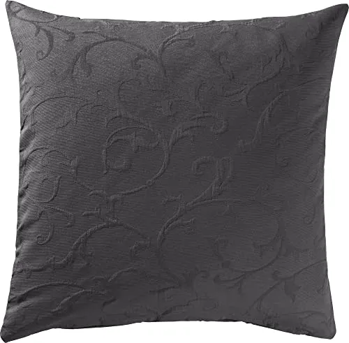 Erwin Müller Kissenhülle Düsseldorf bügelfrei anthrazit Größe 50x50 cm