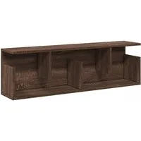 vidaXL Wandschrank 100x20x30 cm in Braun Eichen-Optik