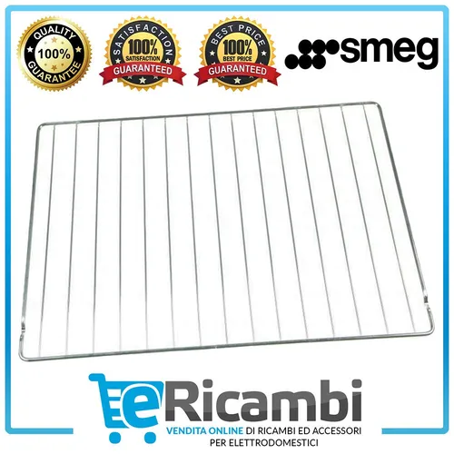 Smeg Backofengrill 60 cm Chrom Edelstahl Original 367x307 cm Ersatz 844090683