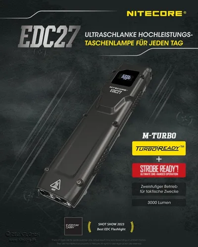 Produktbild Nitecore LED Taschenlampe EDC27