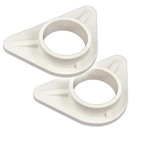 Stück - tecuro Kunststoff Spülenverstärkung Stabilisator für Armaturen auf Edelstahlspülen, zum stabilisieren verstärken dünnwandiger Küchenspülen, Kunststoff 2