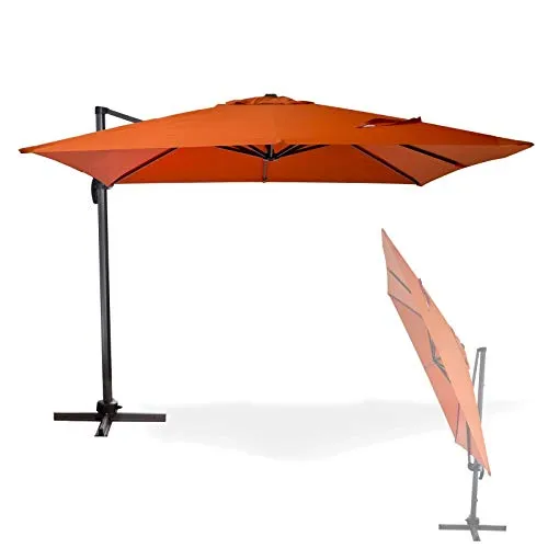 DEMA Ampelschirm Verona 3x3m Terrakotta von DEMA