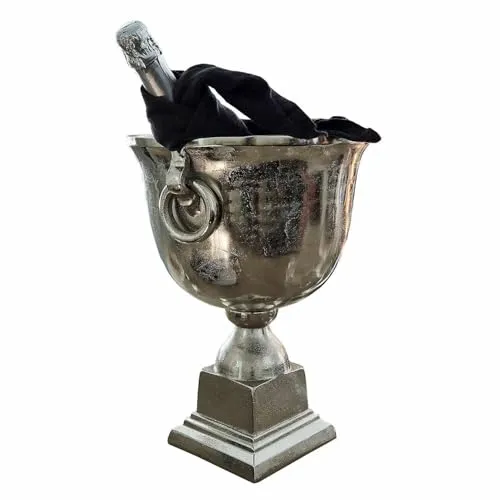LOBERON Getränkekühler Pewsey, Handgefertigt aus Aluminiumguss - Eleganter Getränkekühler aus handgefertigtem Aluguss in klassischer Form. Ideal für stilvolle Anlässe und sorgt für eine ansprechende Präsentation Ihrer Getränke.
