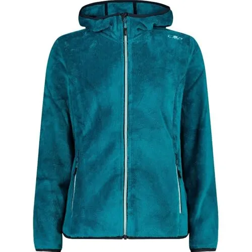 CMP Woman Jacket FIX Hood teal (E867) 38 in türkis von CMP