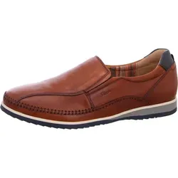 Sioux Hajoko sportlicher Schnürer Braun - Slipper & Loafer aus hochwertigem Kalbleder mit Wechselfußbett, ideal für Herren, die Bequemlichkeit und Stil schätzen – perfekt für den Alltag!