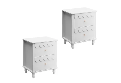 Nachttische Weiß von UEV