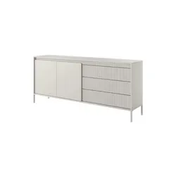 Sideboard Senso, beige, 187 cm breit - Kommode in modernem Design mit großzügigem Stauraum und grifflosen Fronten. Hochwertige Materialien sorgen für Langlebigkeit. Perfekt für stilvolle Wohnräume.