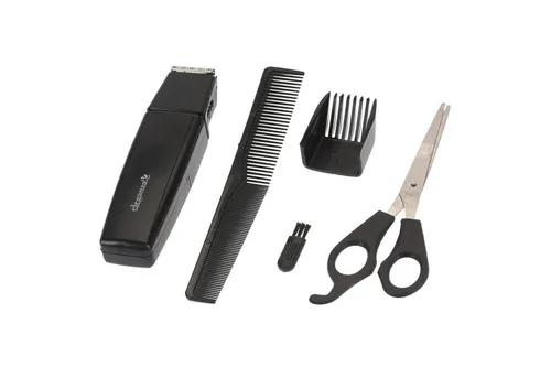 HAC24 Haar- und Bartschneider Haar- Bartschneideset Haarschneider Bart Trimmer Rasierer Haartrimmer, 5tlg. Batteriebetrieben